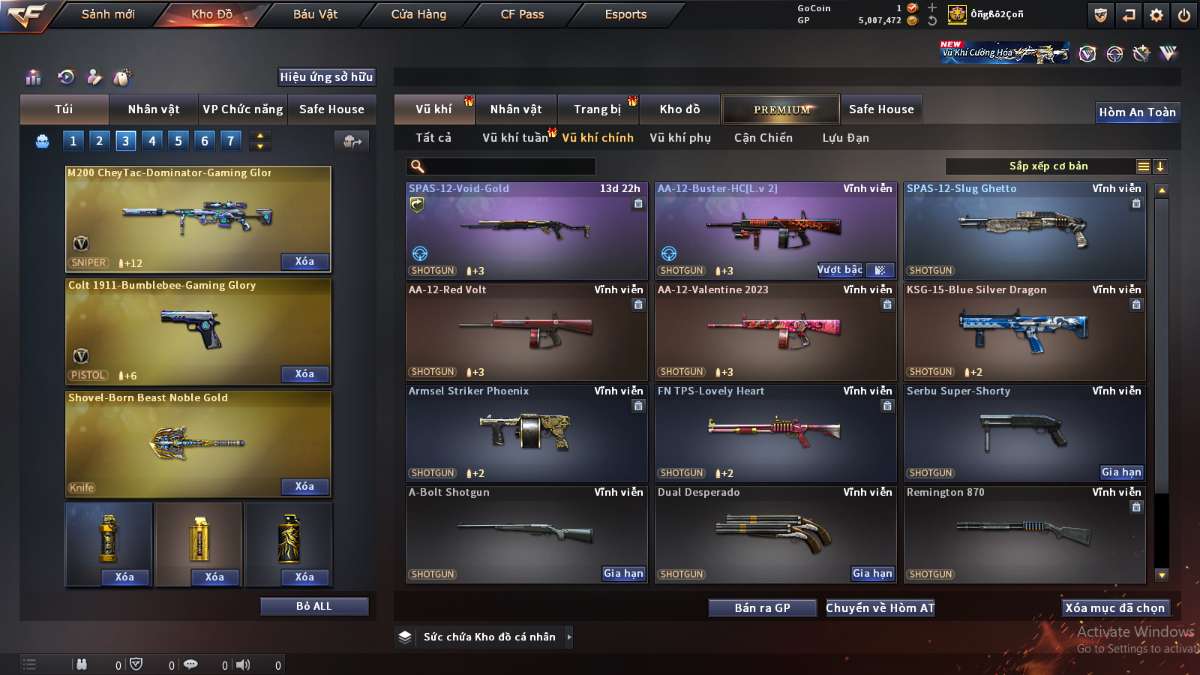 shop acc cf uy tin gia re